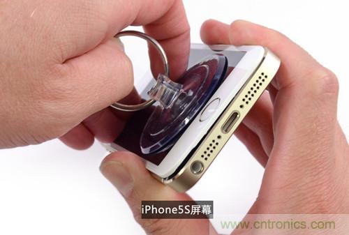 土豪金iPhone 5S拆解:內(nèi)部結(jié)構(gòu)升級,維修難度增加