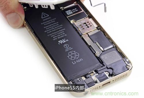 土豪金iPhone 5S拆解:內(nèi)部結(jié)構(gòu)升級,維修難度增加
