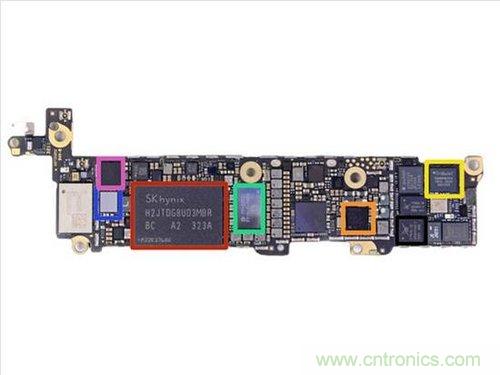 土豪金iPhone 5S拆解:內(nèi)部結(jié)構(gòu)升級,維修難度增加