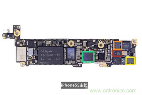 土豪金iPhone 5S拆解:內(nèi)部結(jié)構(gòu)升級,維修難度增加