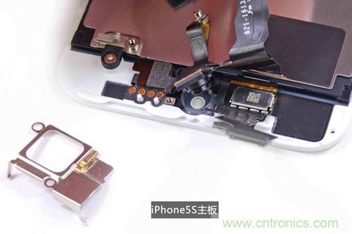 土豪金iPhone 5S拆解:內(nèi)部結(jié)構(gòu)升級,維修難度增加