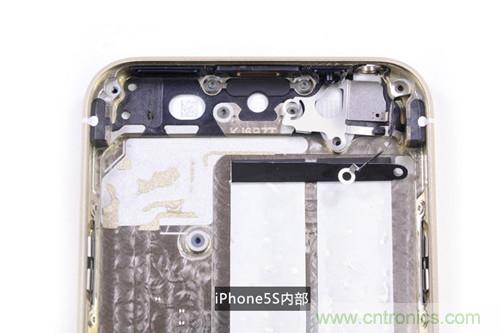 土豪金iPhone 5S拆解:內(nèi)部結(jié)構(gòu)升級,維修難度增加