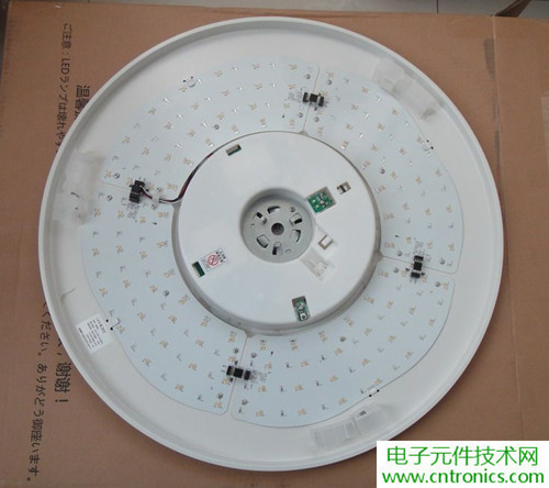 高端大氣上檔次！智能遙控調(diào)光LED吸頂燈拆解