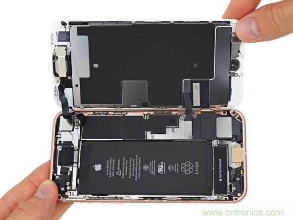 iPhone 8首拆:無線充電版本的iPhone 7?