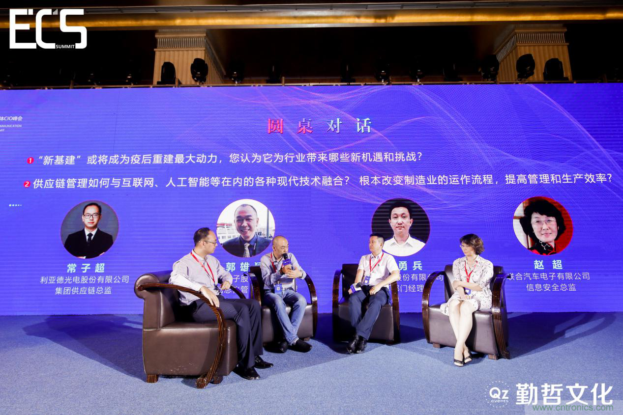 【ECS 2020】第二屆中國電子通信與半導體CIO峰會圓滿落幕！