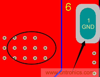 如何引腳接地十字焊盤,過(guò)孔完全接地? 如何引腳接地十字焊盤,過(guò)孔完全接地?