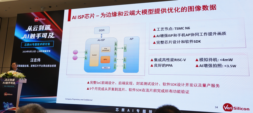 芯原汪志偉：芯原IP、平臺、軟件整套解決方案，助力AIGC算力進一步升級